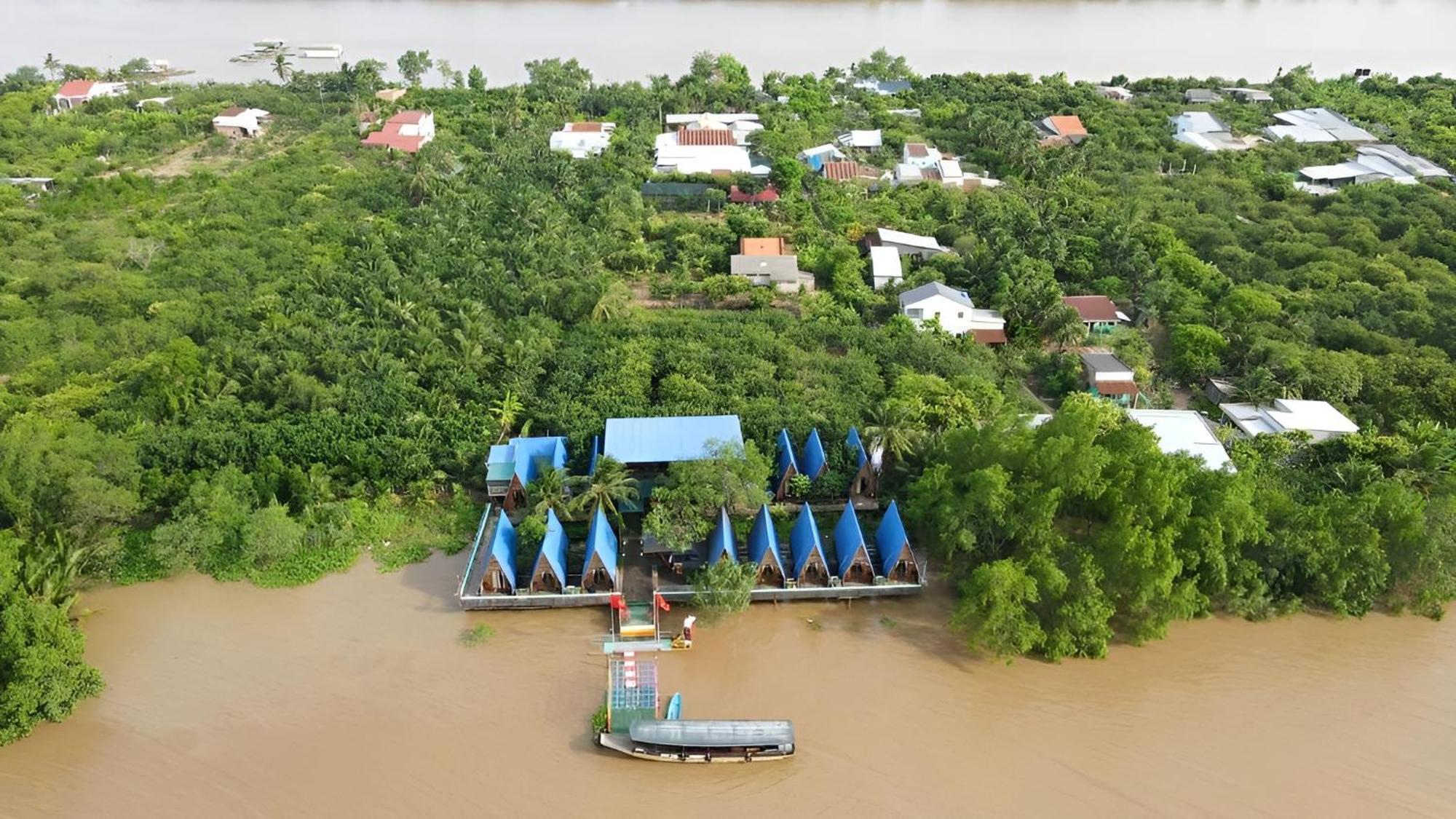 Con Phung Resort Mekong - Nature Escape With Free Boat Shuttle & Fishing 벤째 외부 사진